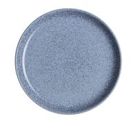 Breakfast/Salad Plate: 1 x 21cm Denby Studio Blue Flint Coupe Medium Stoneware