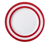 Breakfast/salad Plate: 1 X 22Cm Breakfast Plate Cornishware Red, Ceramic