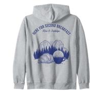 Breakfast Second Breakfast Rise And Indulge Zip Hoodie
