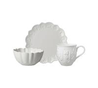 Villeroy & Boch - Toy's Delight Royal Classic Breakfast Set 6pcs., tableware set for 2 people, breakfast plates, cereal bowls, cups, Christmas plate, premium porcelain, dishwasher-safe, microwave-safe