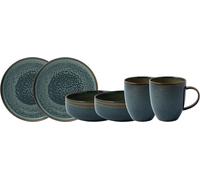 Breakfast Set Mugs Plates Bowl - Villeroy & Boch Crafted Breeze - 6pcs Set