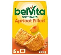 Breakfast Soft Bakes Apricot Filled Pack x5 250g Delicious And Tasty Perfect For Sharing With Friends And Family (Pack Of 6)