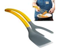 Breakfast Spatula - Multifunction Egg Turner, Silicone Handle | Premium Frying Pan Helper, Easy Grip Ergonomic Design, Lightweight Kitchen Utensil for Toast Omelette Pancake Fish Steak Cooking Tasks