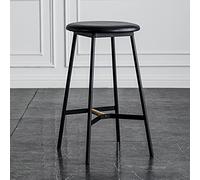 Breakfast Stool Bar Stools Pu Faux Leather Seat Set of 2 Barstools Round Backless Counter Stools Bar Stool Chairs for Kitchen/dining Room 29.5inch Seat Height Bar Counter Stool