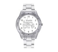 Breakin Hearts Blastin Farts Quartz Watch Alloy Watch Dress Decorative for Business Men Women with Design Pattern Print