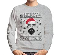 Breaking Bad Heisenberg Merry Chrystmeth Christmas Men's Sweatshirt