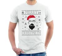 Breaking Bad Heisenberg Merry Chrystmeth Christmas Men's T-Shirt (Medium)