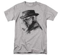 Breaking Bad Heisenberg Sketch Unisex T Shirt, Athletic Heather, XX-Large