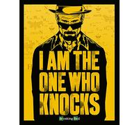 Breaking Bad I Am The One Who Knocks 40 x 50cm Canvas Prints, Polyester, Multi-Colour, 40x50x3.2 cm