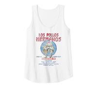 Breaking Bad Los Pollos Hermanos Albuquerque Retro Ad TV Tank Top, Women, White, Large