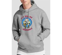 Breaking Bad Los Pollos Hermanos Hoodie, Athletic Heather in Grey | Size: Small Breaking Bad Grey S
