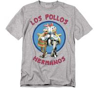 Breaking Bad Los Pollos Hermanos Unisex T Shirt, Athletic Heather, Small