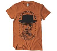 Breaking Bad Officially Licensed Albuquerque Ink Mens T-Shirt (Burnt Orange), Medium