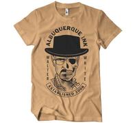 Breaking Bad Officially Licensed Albuquerque Ink Mens T-Shirt (OldGold), Medium