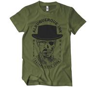 Breaking Bad Officially Licensed Albuquerque Ink Mens T-Shirt (Olive), XX-Large
