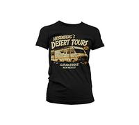 Breaking Bad Officially Licensed Merchandise Heisenberg´s Desert Tours Women T-Shirt (Black), Large