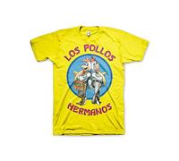 Officially Licensed Merchandise Breaking Bad Los Pollos Hermanos T-Shirt (Yellow), Medium