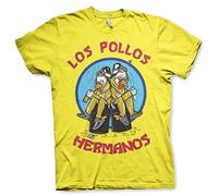 Breaking Bad Officially Licensed Walter & Jesse Hermanos T-Shirt (Yellow), XX-Large