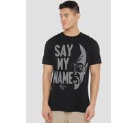 Breaking Bad Say My Name T-Shirt, Black | Size: Small Breaking Bad Black S
