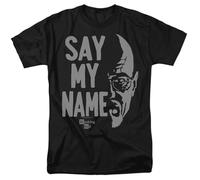 Breaking Bad Say My Name Unisex T Shirt, Black, 4XL