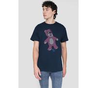 Breaking Bad Tread Lightly Pink Bear T-Shirt, Navy | Size: 3XL Breaking Bad Navy 3XL