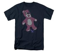 Breaking Bad Tread Lightly Pink Bear Unisex T Shirt, Navy, Small