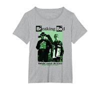 Breaking Bad What Happens Now T-Shirt, Women's Plus, Heather Grey, 3X