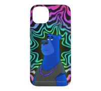 Breaking Bear Jer Groovy Colorful Portrait Funny Cartoon Case for iPhone 14 Plus