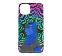 Breaking Bear Jer Groovy Colorful Portrait Funny Cartoon Case for iPhone 15 Plus