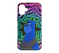 Breaking Bear Jer Groovy Colorful Portrait Funny Cartoon Case for iPhone 16 Plus
