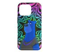 Breaking Bear Jer Groovy Colorful Portrait Funny Cartoon Case for iPhone 16 Pro
