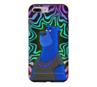 Breaking Bear Jer Groovy Colorful Portrait Funny Cartoon Case for iPhone 7 Plus/8 Plus