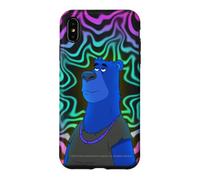 Breaking Bear Jer Groovy Colorful Portrait Funny Cartoon Case for iPhone XS Max