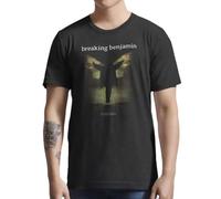 Breaking Benjamin Shirt, Breaking Benjamin Band T-Shirt, Music Rock Unisex Full Black M