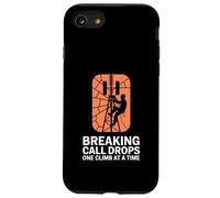 Breaking Call Drops One Climb at a Time Tower Climber Case for iPhone SE (2020) / 7 / 8