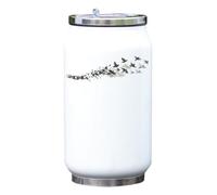 Breaking Chains Into Freedom Flying Birds Vacuum Insulated Thermal Beverage Can Bottle White