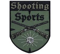 Breaking Clay Makes Me Happy - Embroidered Patches for Clay Shooting Sports Lovers, Skeet Players | Shooters Sew-on/Iron-on Applique Patches Badge for Jeans, Jackets, Vests, Hats 90X75 mm