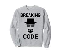 Breaking Code - Black Design for Computer Security Hackers Sweatshirt