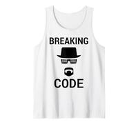 Breaking Code - Black Design for Computer Security Hackers Tank Top