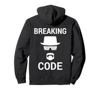 Breaking Code - White Design for Computer Security Hackers Pullover Hoodie