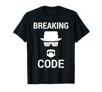 Breaking Code - White Design for Computer Security Hackers T-Shirt