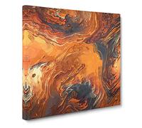Breaking Down Canvas Print | Gallery Wrapped 30mm Frame Wall Art | 20x20 inches | Ready to Hang | Abstract Picture | Living Room Bedroom Lounge Office
