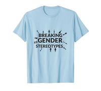 Breaking Gender Stereotypes: Empowering Equality T-Shirt, Men, Baby Blue, L