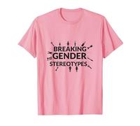 Breaking Gender Stereotypes: Empowering Equality T-Shirt, Men, Pink, XXL