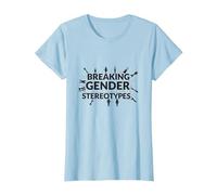Breaking Gender Stereotypes: Empowering Equality T-Shirt, Women, Baby Blue, 3XL