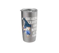 Breaking Gravity One Move at a Time Break Dancer B-boy Stainless Steel Insulated Tumbler
