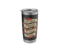 Breaking Hearts and Blasting Farts Stainless Steel Insulated Tumbler