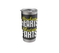 Breaking Hearts Blasting Farts. Funny Stainless Steel Insulated Tumbler