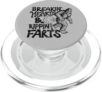 Breaking Hearts Ripping Farts! Funny Bigfoot Sasquatch Gas PopSockets PopGrip for MagSafe