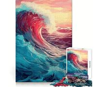 Breaking Into The Sunset Jigsaws 1000 Pieces for Teenagers Reasoning Skill Soothing Downtime Sharp Cut Heartfelt Gift (50x75cm)